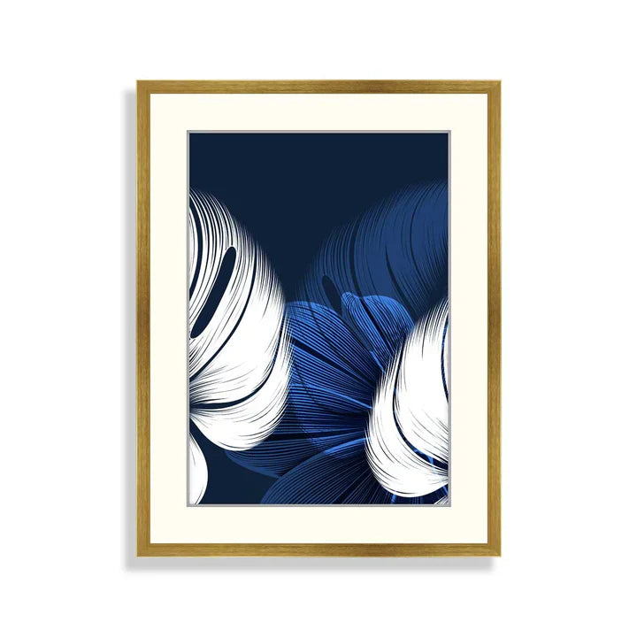 Floral background with leaves monstera ZS_FR56