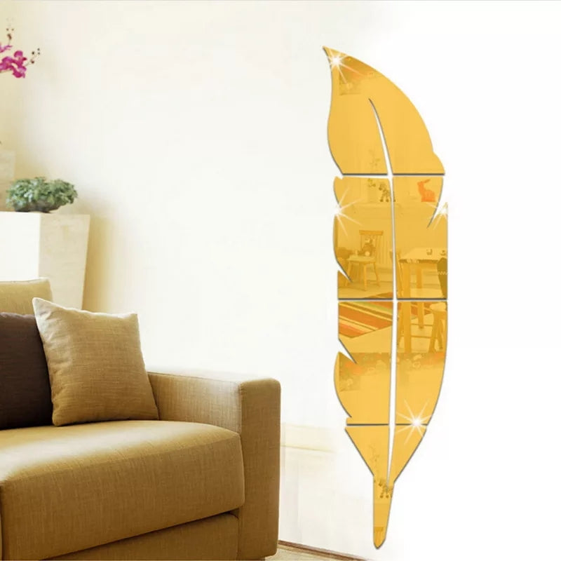 Silver Acrylic Leaf Mirror (PRODUCT CODE : ACGL)