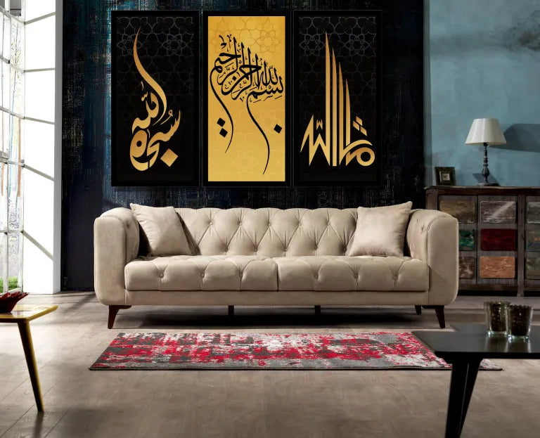 3 Panel Equal MASHA ALLAH ZS_FR63