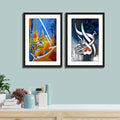 Set of 2 Calligraphy Art ZS_FR46