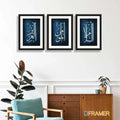 Set of 3 Calligraphy Art ZS_FR31