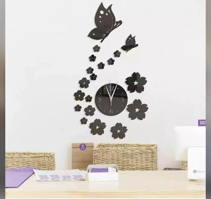 FLOWER DESIGN CLOCK (PRODUCT CODE : ZS12)
