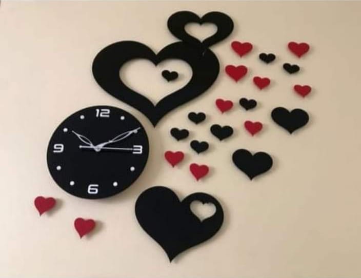 MULTI COLOR HEART FRAME (PRODUCT CODE : ZS36)